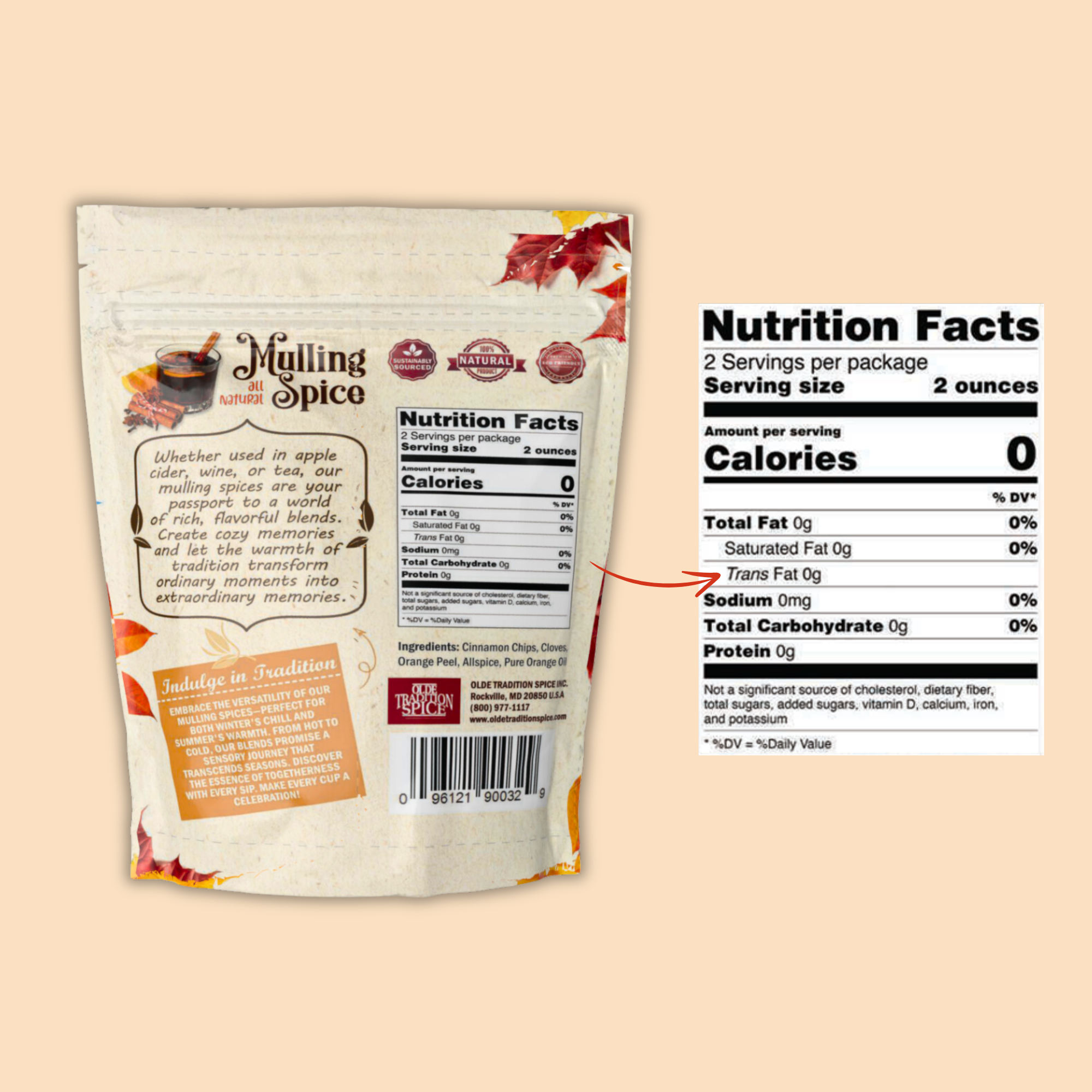 Mulling Spice: nutrition facts