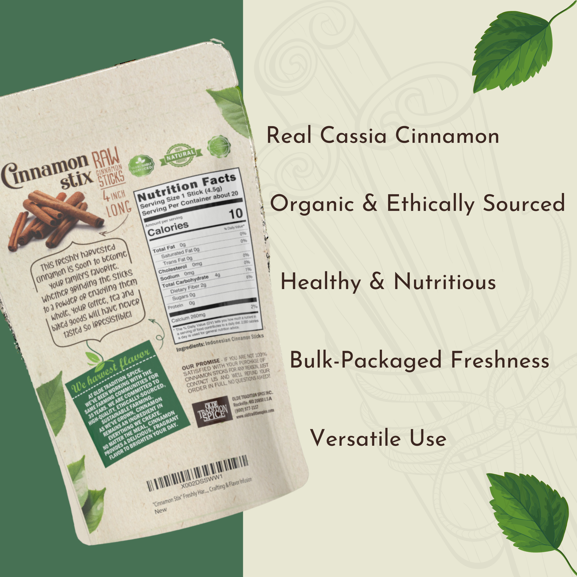 Cinnamon Stix - information