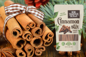 bag of cinnamon sticks