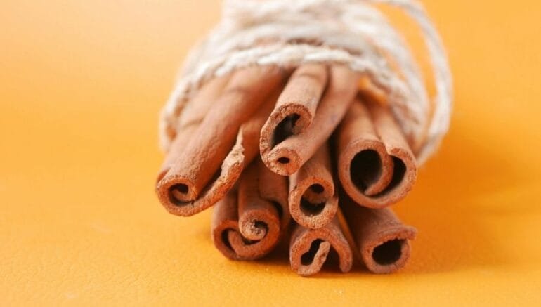 sugar-free mulling spices: cinnamon sticks