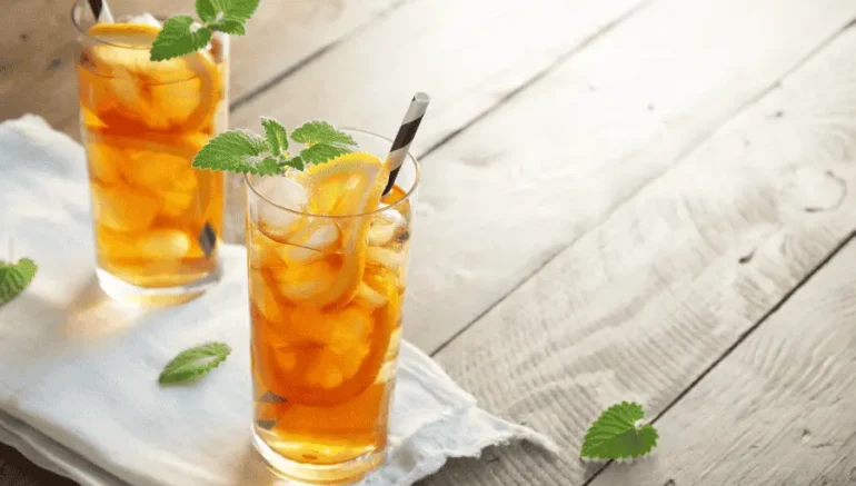 Iced tea with spices