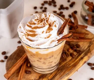 spiced iced coffee