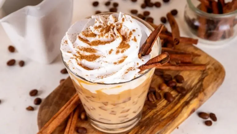 spiced iced coffee